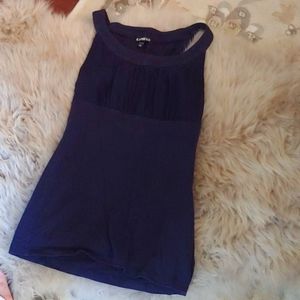 XS Navy Blue Tank Top from express